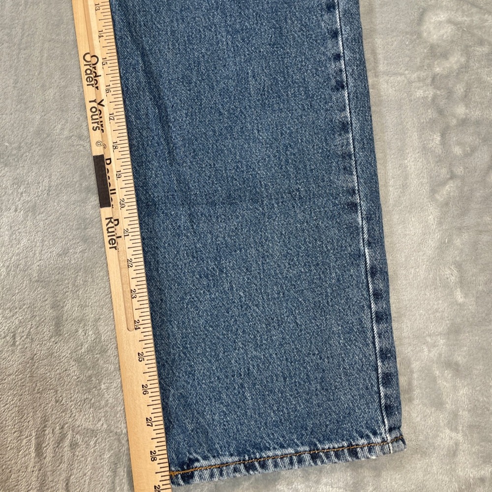 Levis 94 Baggy High Rise Straight Leg Jeans Medium Wash Blue W25 L31 A3510-0028 - Picture 2 of 6